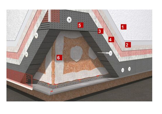  Système d’isolation thermique par l’extérieur pour ossature bois | Baumit StarSystem PSE Wood  - BAUMIT