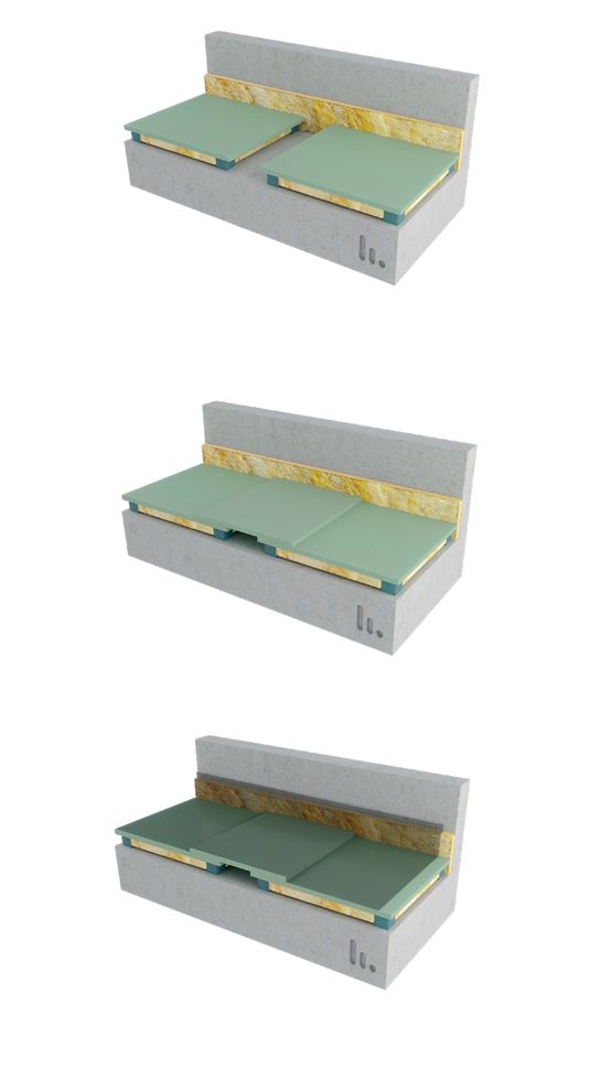  Système de dalle flottante modulaire préfabriqué | Stravifloor Prefab - Matériaux pour désolidarisation antivibratoire