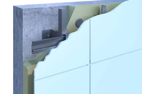  Système de façade ventilée | Corian® Exteriors - Bardage en polyester ou en résine de synthèse armée de fibres de verre
