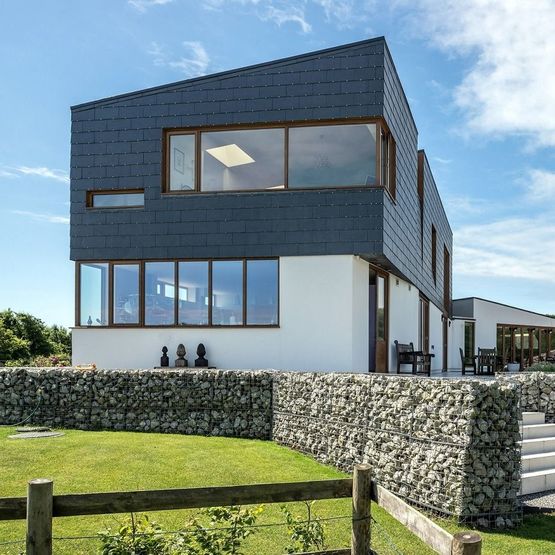 Système de façade ventilée en ardoise naturelle Cupaclad CUPA PIZARRAS