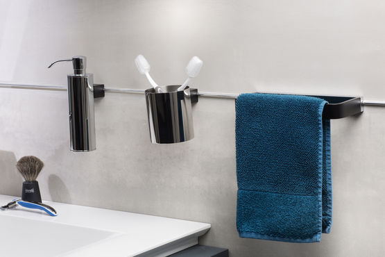  Système de fixation des accessoires COSMOPOLITAN sans perçage pour la salle de bain | fixMI® - Autres accessoires pour salle de bains