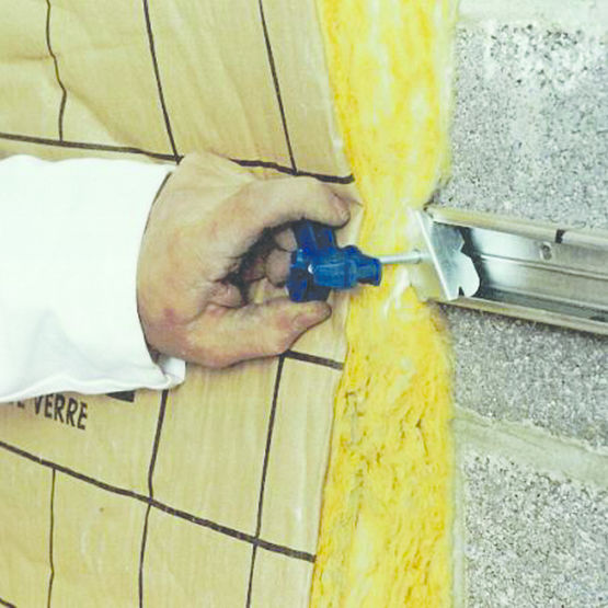Système de fixation pour isolation des murs par l'intérieur | Système Ursafix