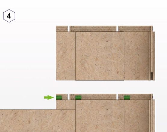 Système de fixation réutilisable pour les cloisons FIBS Building Systems | FIBS Key  - produit présenté par FIBS BUILDING SYSTEMS