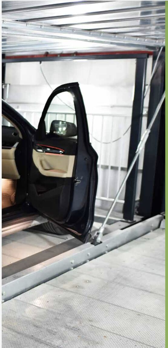 Système de parking dépendant avec deux plateformes horizontales | Parklift DE-48 - produit présenté par CARPARK SYSTEM