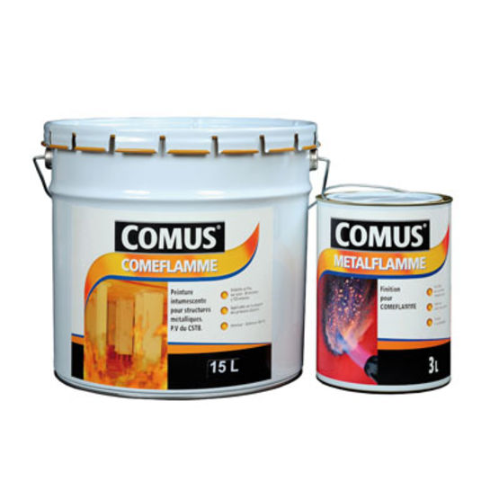 Système de peintures intumescentes pour profilés métalliques | COMEFLAMME / METALFLAMME