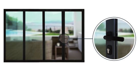  Système de porte repliable avec rupture de pont thermique | KOR 73 - Fenêtre et porte-fenêtre en aluminium
