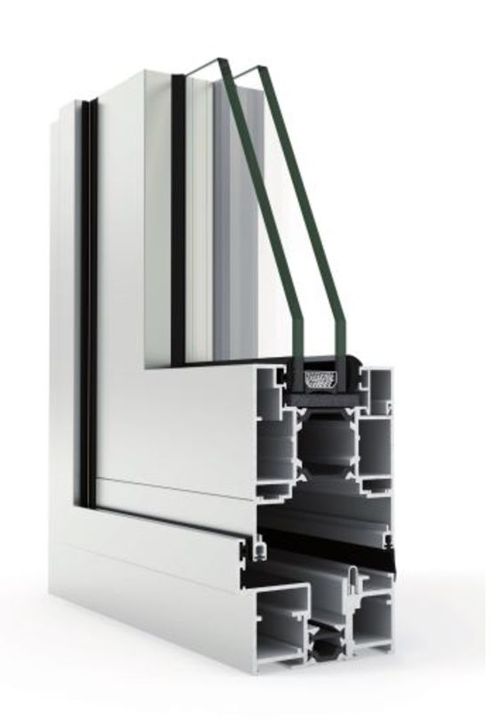 Système de porte repliable avec rupture de pont thermique | KOR 73 - produit présenté par HANKOR INDUSTRIES
