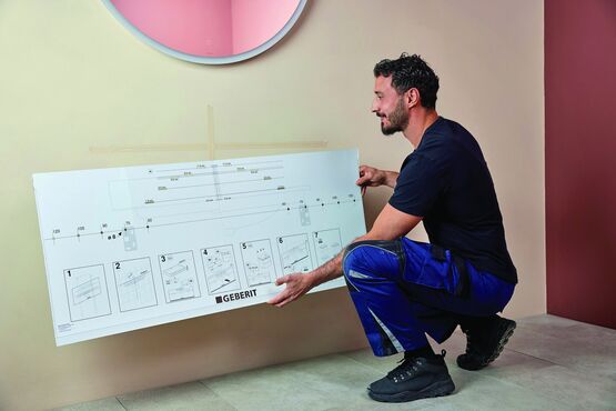  Système de pose modulaire harmonisée pour céramique et meuble de salle de bains | Mix &amp; Match - GEBERIT