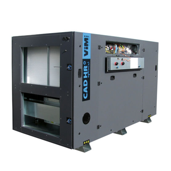 Système de traitement d'air pour l'amélioration de la QAI | CTA double flux CAD HR OPTIMAL et CAD HR OPTIMAL C4 - VMC double flux pour locaux tertiaires