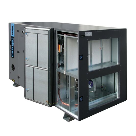 Système de traitement d'air pour l'amélioration de la QAI | CTA double flux CAD HR OPTIMAL et CAD HR OPTIMAL C4 - produit présenté par VIM