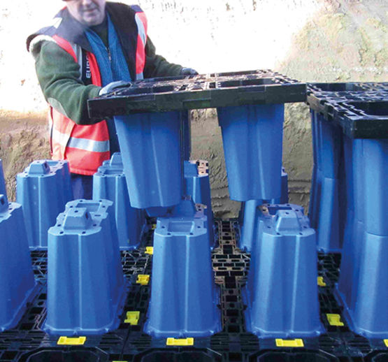  Système enterré de gestion des eaux pluviales | AZBox - Modules pour la filtration ou la rétention des eaux pluviales