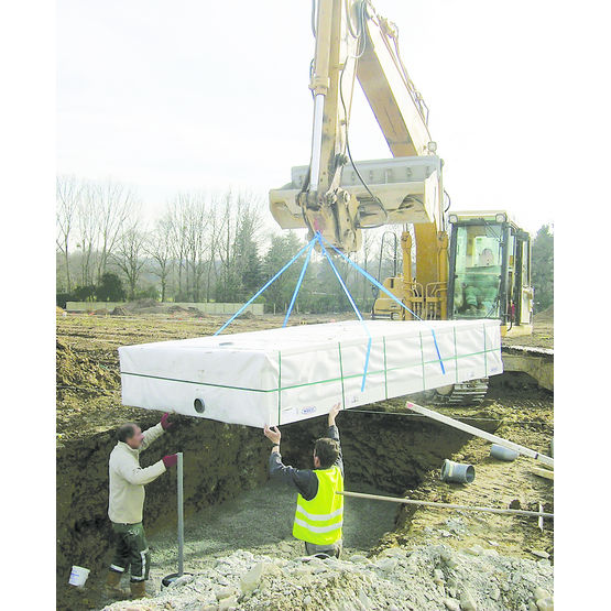 Système enterré pour récupération des eaux pluviales | Wavin Impluvio