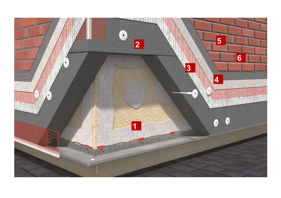  Système ITE avec plaquettes de brique pour façade isolée | Baumit StarSystem Ceramic  - BAUMIT