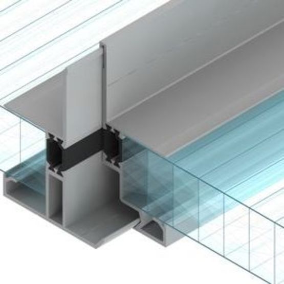 Système modulaire Translucide Isolant pour couvertures et sheds | Polytherm 40mm 