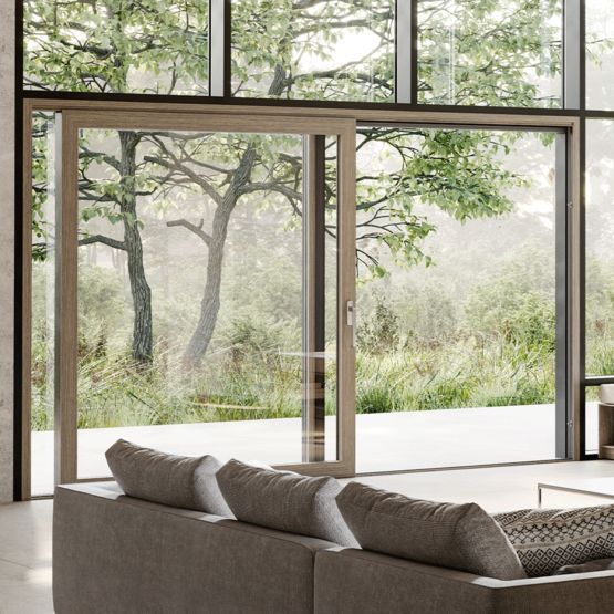 Système porte levante et coulissante - transparence et d’isolation thermique | heroal S 77 SL   - produit présenté par HEROAL