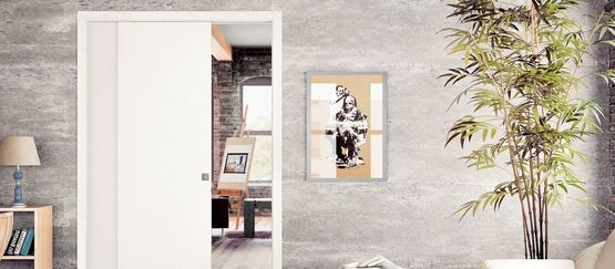  Système pour la fermeture freinée des portes coulissantes Scrigno Essential Trial | Frein pour Trial  - Accessoire de sûreté