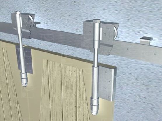  Système pour portes à déplacement latéral sur fer plat | SPORTUB BOB - MANTION
