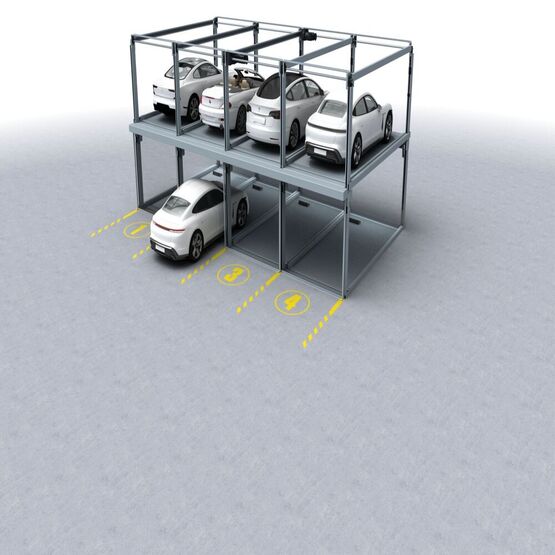  Système semi-automatique de stationnement pour automobiles | COMBIPARKER 560  - HIGH PARK