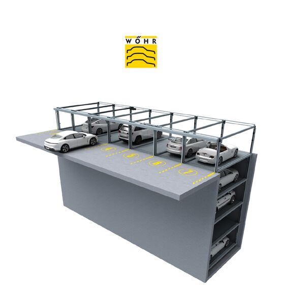 Système semi-automatique de stationnement pour automobiles | COMBIPARKER 560 