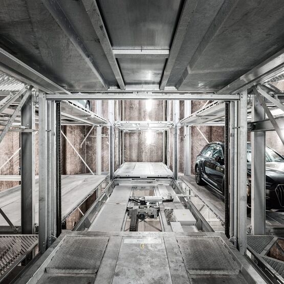  Système semi-automatique de stationnement pour automobiles | CROSSPARKER 558  - Plate-forme de superposition pour véhicules