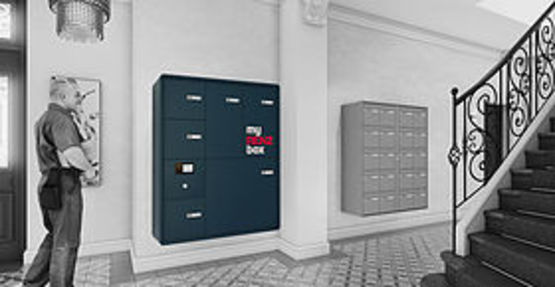 Système sur mesure connecté de boîtes à colis en complément pour usage résidentiel – e-Retrofit - RENZ