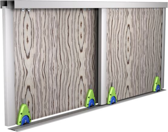 Systèmes coulissants en aluminium pour portes de placard | Picostar 2/ 19 - produit présenté par MANTION