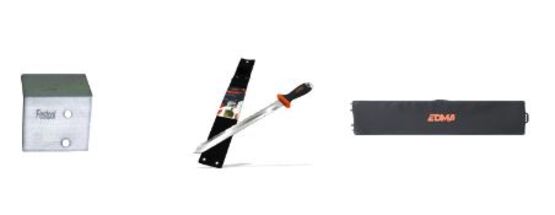 Table de découpe à règles latérales réglables pour isolants biosourcés | 368655 - Scies circulaires, radiales, à onglet, sabre, à guichet, etc
