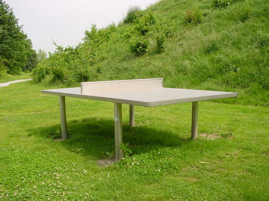 Table de ping pong en acier inoxydable pour aménagements sportifs et loisirs | 1309 - PRO URBA