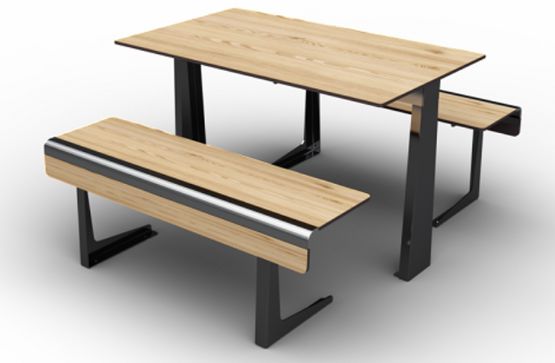   Table design avec banquettes détachées - TA 730 CP-4 | Ligne : Tonka  - EUROTERRASSE