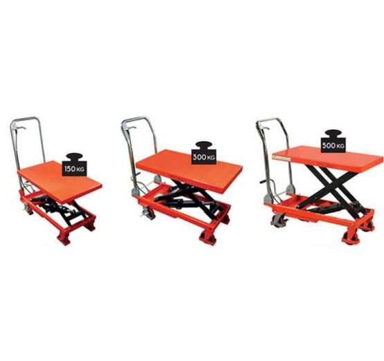  Table élévatrice manuelle économique - NORMEQUIP