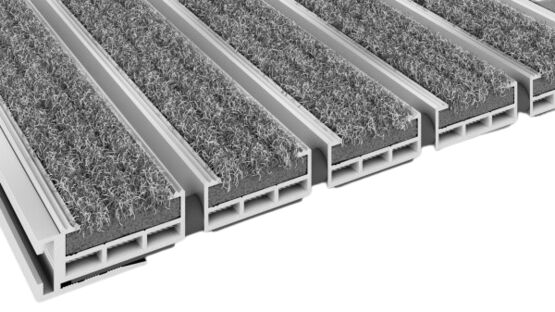  Tapis d'entrée haute-performance - Aluminium &amp; reps - Nettoyant et antidérapant | NIKO Reps - NIKO SOLUTIONS
