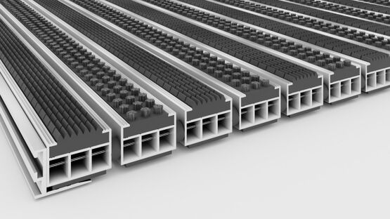  Tapis d&#039;entrée technique ERP - Inserts brosse, gomme et aluminum - nettoyant et antidérapant | NIKO Brosse et Gomme - Tapis d'accueil et de propreté