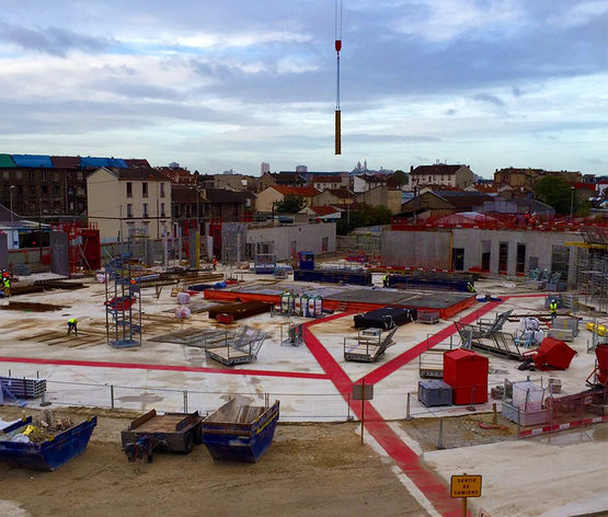  Tapis de chantier antidérapant en PVC pour sécurisation de circulation des piétons | ANOXA  - Équipements de sécurité et de signalisation