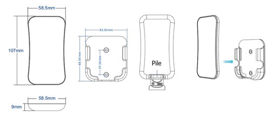  Télécommande pour Led RGBW | FLRF15100001 - Gammes d'appareillage (interrupteurs, commandes, prises, etc.)