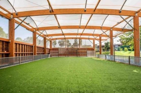 Terrain de sports à couverture translucide | Préosport - produit présenté par SMC2