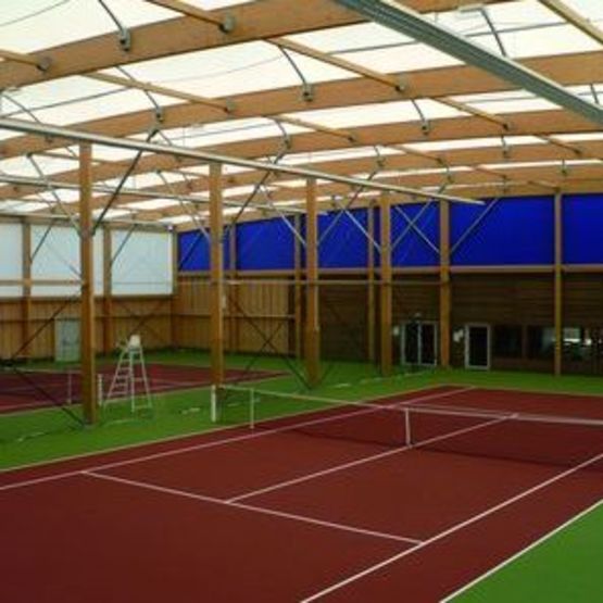  Terrain de tennis à couverture translucide | Smc2 - SMC2