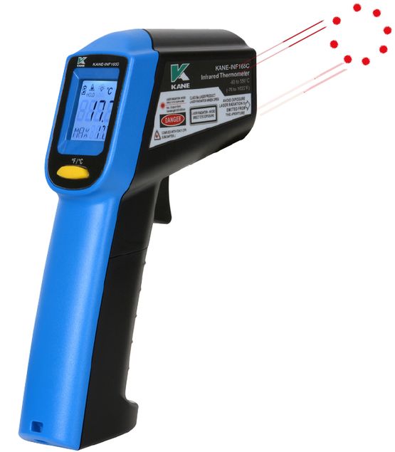 Thermomètre infrarouge à visée laser, Appareil de mesures thermiques