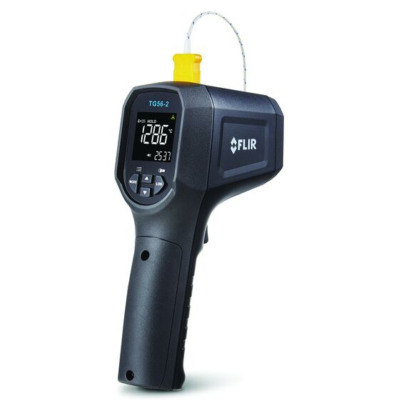 Thermomètre infrarouge monopoint à thermocouple pour T° de contact | Flir TG56-2