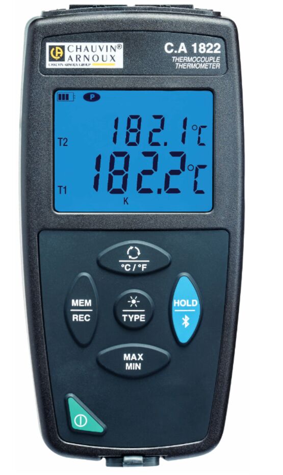  Thermomètres de contact Chauvin Arnoux performants et polyvalents  | CA 1821/1822/1823 - Thermomètres