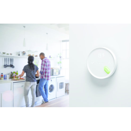 Thermostat connecté autonome sans fil | Qivivo Thermostat Nouvelle Génération
