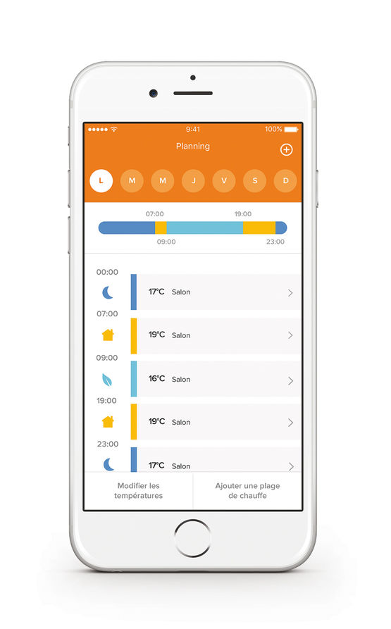 Thermostat connecté pour smartphone NetAtmo by Starck Accessoire