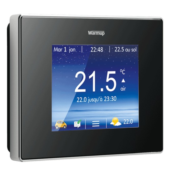 Thermostat pour plancher chauffant et chauffage central pilotable via WiFi