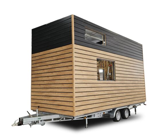 Tiny House ‘Cosy’ 6m avec mezzanine / mini-maison sur remorque - habitat modulaire idéal location