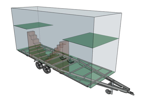 Tiny House en kit complet prêt à monter - RDC + 2 mezzanines- Spécial export | BATI-FABLAB - produit présenté par BATI-FABLAB 