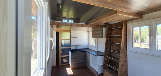 Tiny House, Kit complet : RDC + étage entier - Spécial export | BATI-FABLAB - produit présenté par BATI-FABLAB 