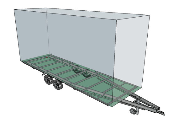 Tiny House pièce-par-pièce - kit structure avec RDC (Plain-Pied) - Spéciale export | BATI-FABLAB - Logements préfabriqués