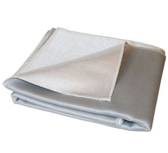 Toile anti chaleur 650°C - Tissu fibre de verre polyuréthane 1 face - NORMEQUIP