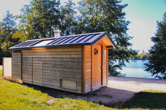  Toilettes publiques autonomes éco-responsables | SANITER 2 PANS - SANISPHERE