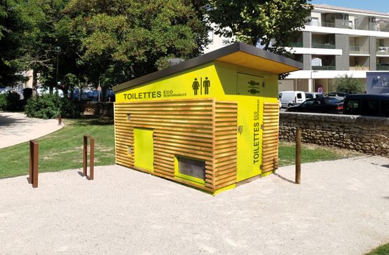  Toilettes publiques autonomes éco-responsables | SANITER MONOPENTE - SANISPHERE