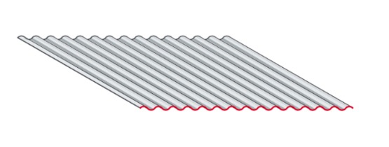 Tôle nervurée en acier pour couverture sèche | Cobacier